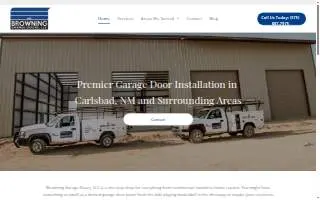 Browning Garage Doors, LLC of Carlsbad website