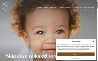 Calyx Dermatology of Carlsbad website