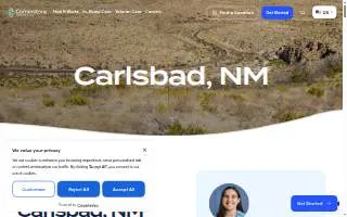 Cornerstone Caregiving of Carlsbad website