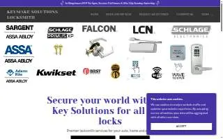 Keymake Solutions website
