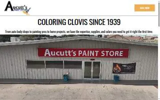 Aucutt's Paint Store website