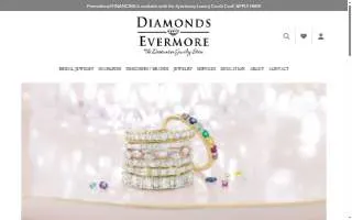 Diamonds Evermore website