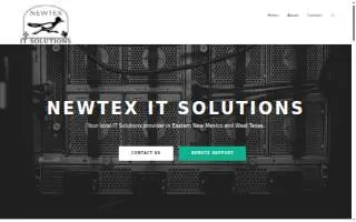 NewTex IT Solutions website