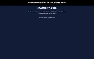 Roof Smith of Clovis website