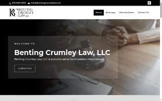 Benting Crumley Law, LLC website