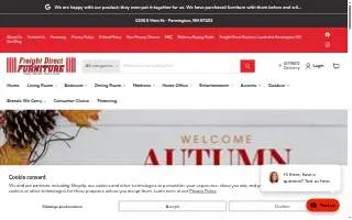 Freight Direct Furniture website