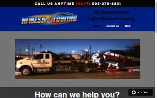 HI Mesa Towing website