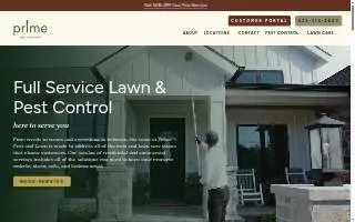 Prime Pest and Lawn of Farmington website