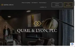 Quail Law Firm website