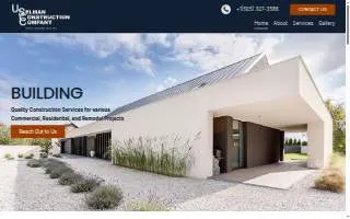 Uselman Construction Co website