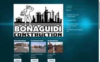 Bonaguidi Construction website
