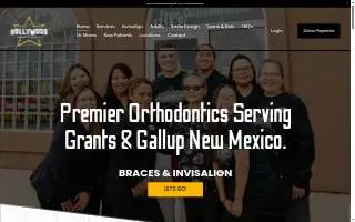 Hollywood Orthodontics - Gallup New Mexico website