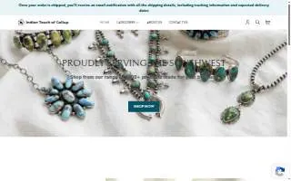 Indian Touch of Gallup website