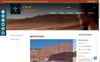 Red Rock Park website