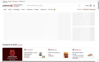 Safeway Pharmacy of Shelton website