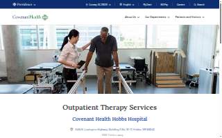 Covenant Health Hobbs Hospital Outpatient Therapy Services