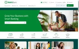 WaFd Bank of Hobbs website