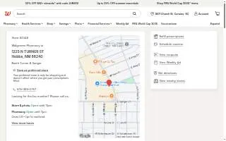 Walgreens of Hobbs website