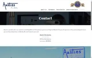 Austin’s Fine Jewelry website