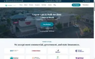 Covenant Clinics website