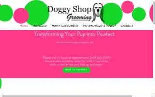 Doggy Shop Grooming website