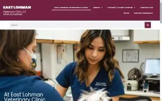 East Lohman Veterinary Clinic, LLC website