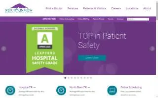 MountainView Regional Medical Center - Emergency Room website