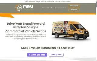 Rev Designs website