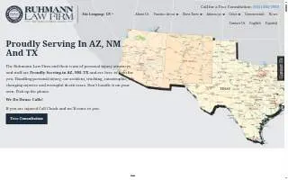 Ruhmann Law Firm - The Peoples Las Cruces Injury Lawyer website