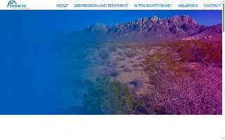 Sunrise Neuro Behavioral website