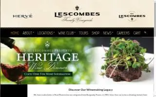 D. H. Lescombes Winery & Tasting Room of Las Vegas website