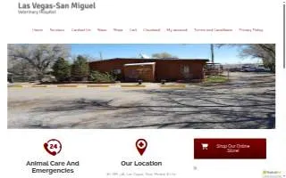 Las Vegas-San Miguel Veterinary Hospital website