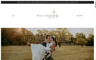 Molly Morgan Photography website