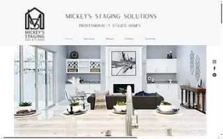 Mickeys Staging Solutions of Lovington website