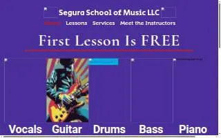 Segura School of Music LLC website