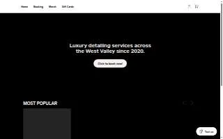 Sergio’s Detail of Lovington website