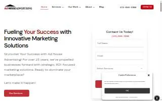 Ad House Advertising website