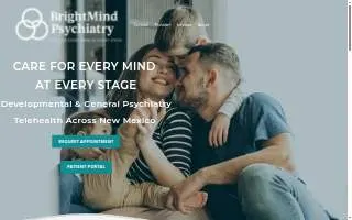 BrightMind Psychiatry website