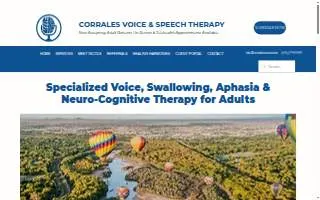 Corrales Voice & Speech Therapy, LLC website