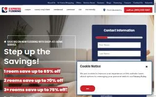 Express Flooring of Rio Rancho website