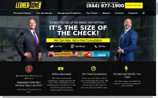 Lerner and Rowe Injury Attorneys of Yuma website
