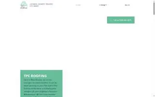 TPC Roofing website