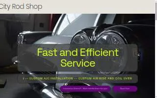 Alien City Rod Shop website