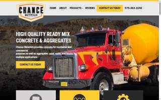 Chance Materials website
