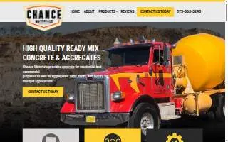 Chance Materials website