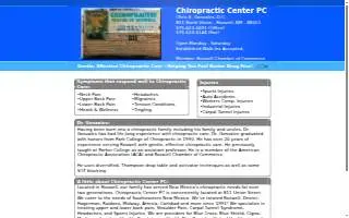 Chiropractic Center PC website