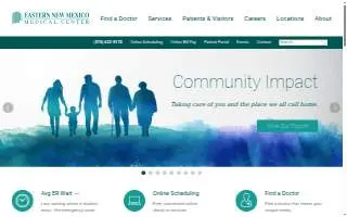 Eastern New Mexico Medical Center website