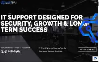 MD2 Tech Solutions website