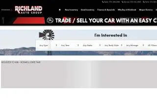 Richland Chrysler Jeep Dodge Ram website