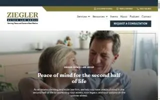Ziegler Estate Law Group of Roswell website